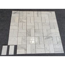 MOZAIKA BIANCO CARRARA  15 X 7,5 CM DOSTĘPNA OD RĘKI 